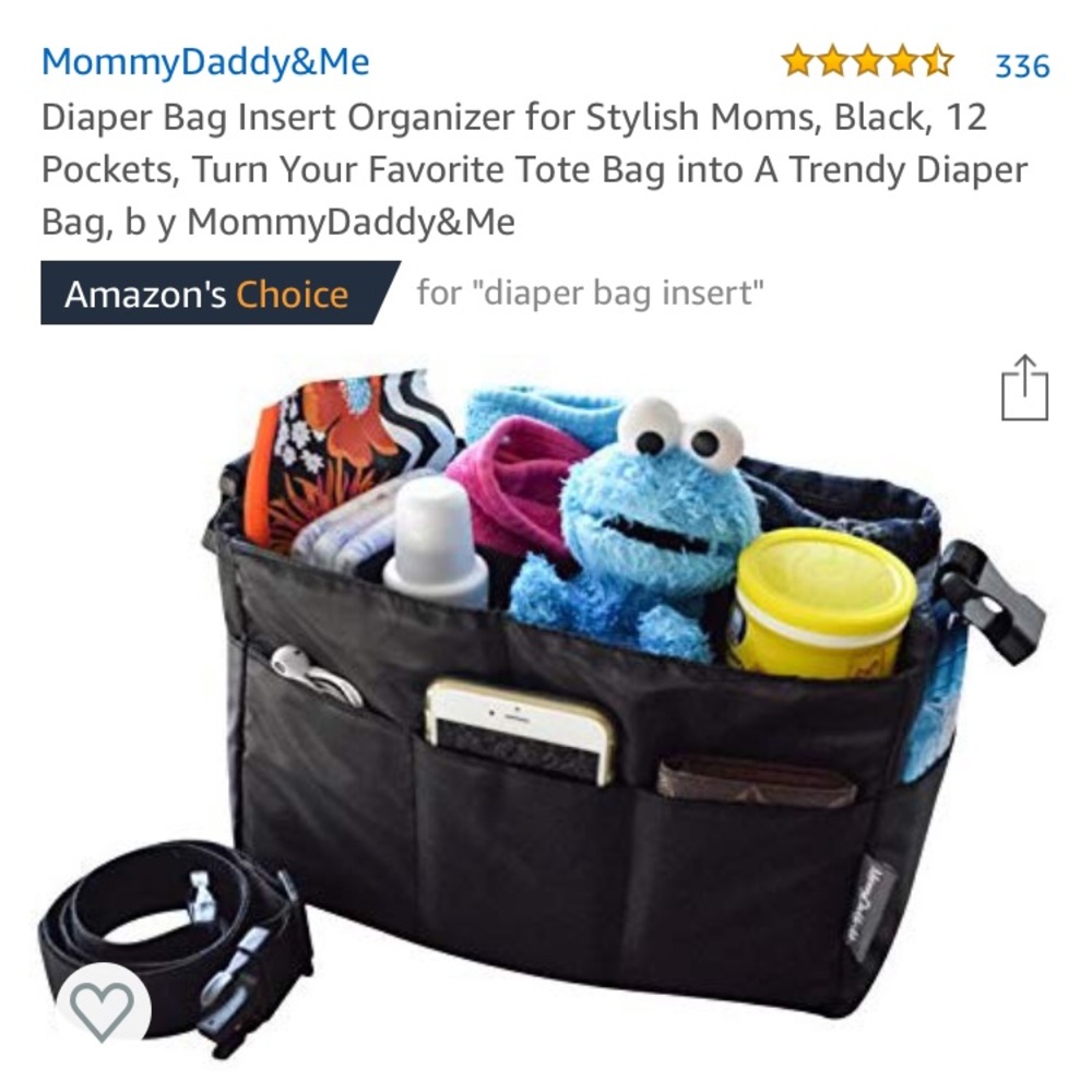 Diaper bag insert